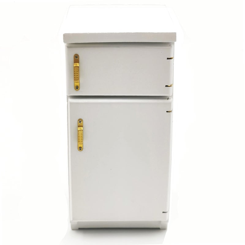 SXFSE Dollhouse Decoration Accessories,Mini Dollhouse Furniture Refrigerator Miniature Living Room Pretend Play Model - Image 1